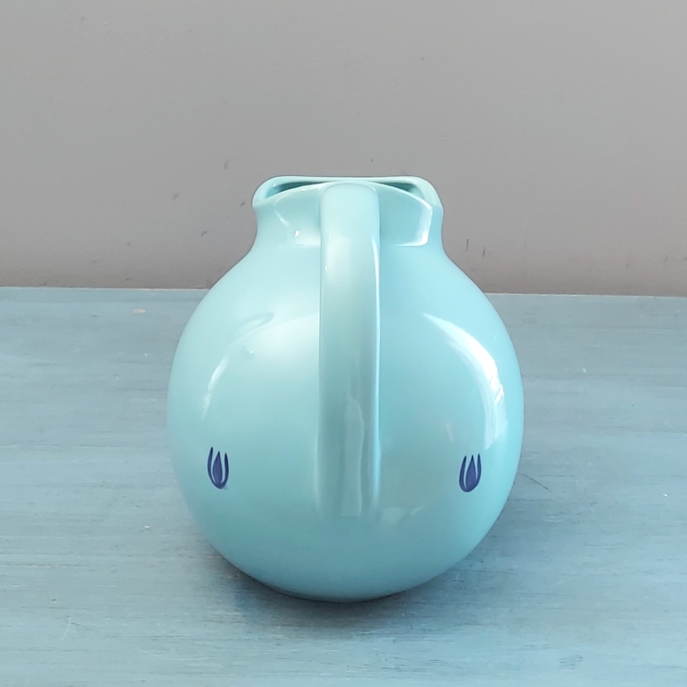 Blue Tulip Ball Pitcher - Picture 2 of 9